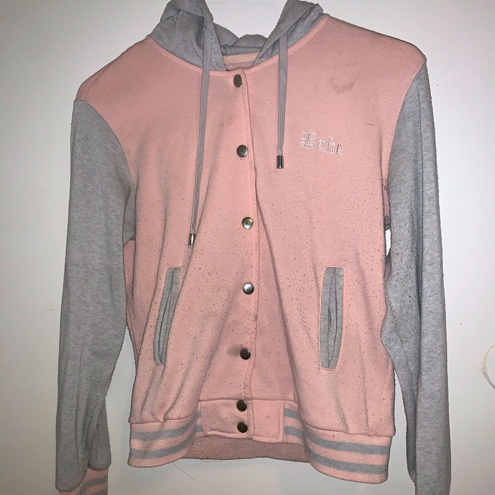 Cotton fabric jersey jacket